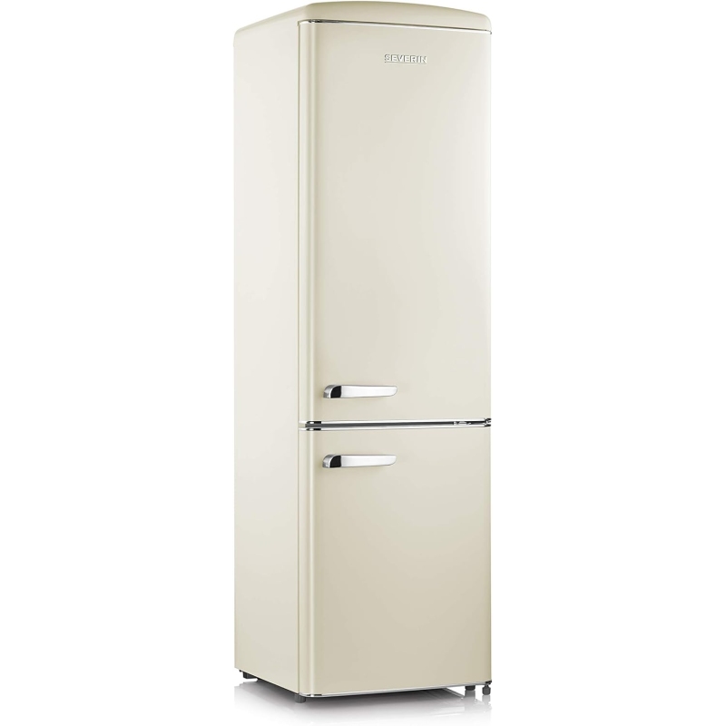 SEVERIN RKG 8919 FRIGORIFERO COMBINATO ANNI 50' 244 LT STATICO CLASSE D COLORE CREMA