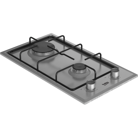 BEKO HDCG 32220 FX PIANO COTTURA 30 CM 2 FUOCHI A GAS INOX - HDCG32220FX