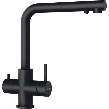 SCHOCK 560127PUR MISCELATORE A TRE VIE CON DOCCETTA ESTRAIBILE COLORE NERO