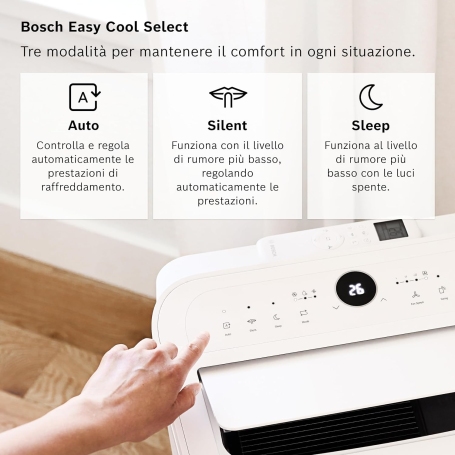 BOSCH COOL2000 CONDIZIONATORE PORTATILE 9000 BTU GAS R-290 CLASSE A