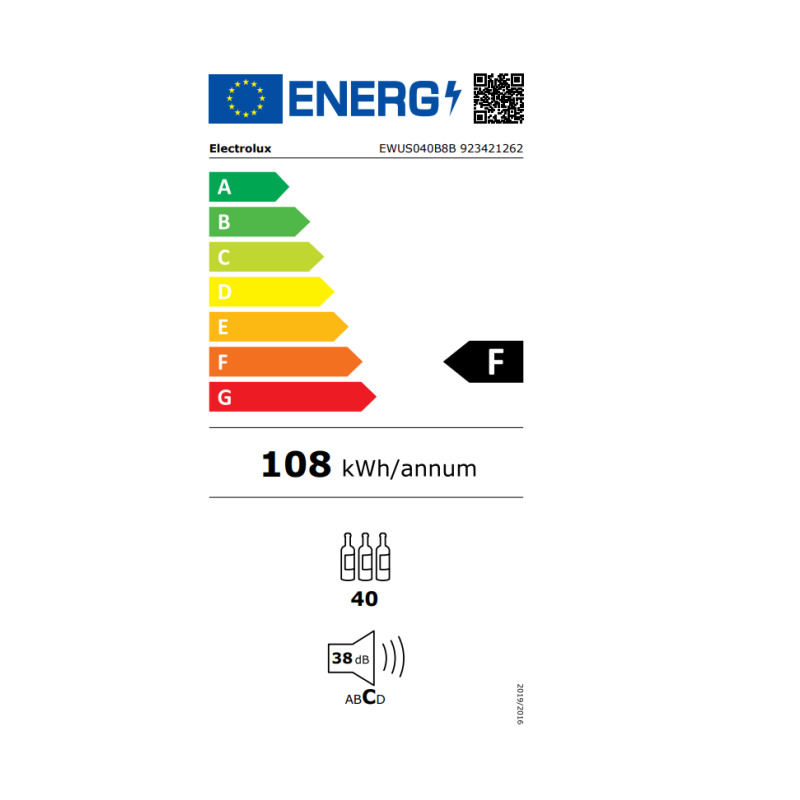 ELECTROLUX EWUS040B8B SINGLEZONE CANTINETTA...