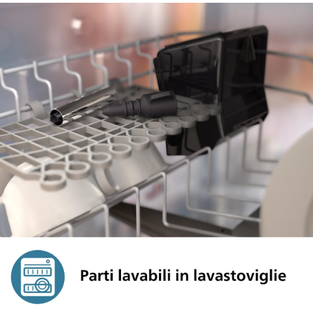 PHILIPS EP0820/00 SERIES 800 MACCHINA DA CAFFÈ AUTOMATICA A CHICCHI O IN POLVERE 2 TAZZE CON CAPPUCCINATORE