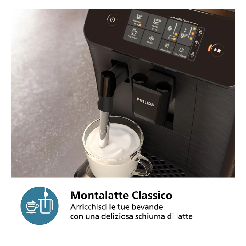 PHILIPS EP0820/00 SERIES 800 MACCHINA DA CAFFÈ...