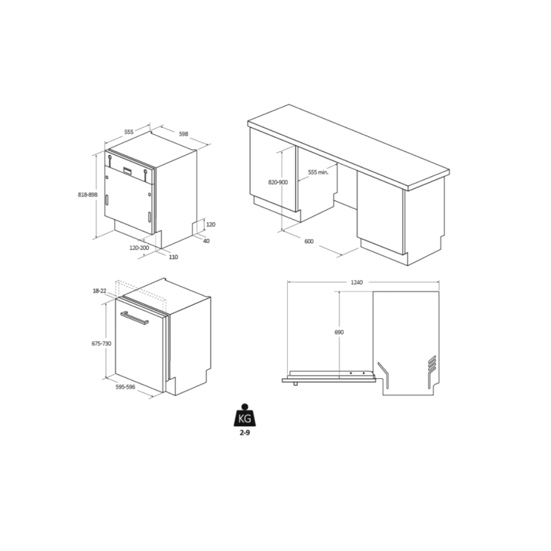 CANDY RAPIDO' CIP 3E7L0W LAVASTOVIGLIE DA...