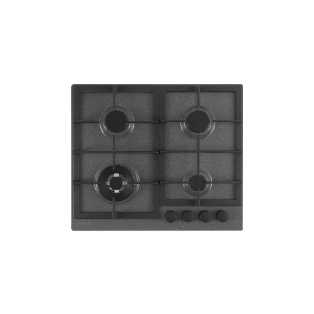 SCHOCK STR64TH43 PIANO COTTURA 60 CM 4 FUOCHI A GAS COLORE ASPHALT