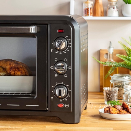 MOULINEX OX4858 FORNO ELETTRICO VENTILATO 39LT 2000W CON GIRARROSTO COLORE NERO