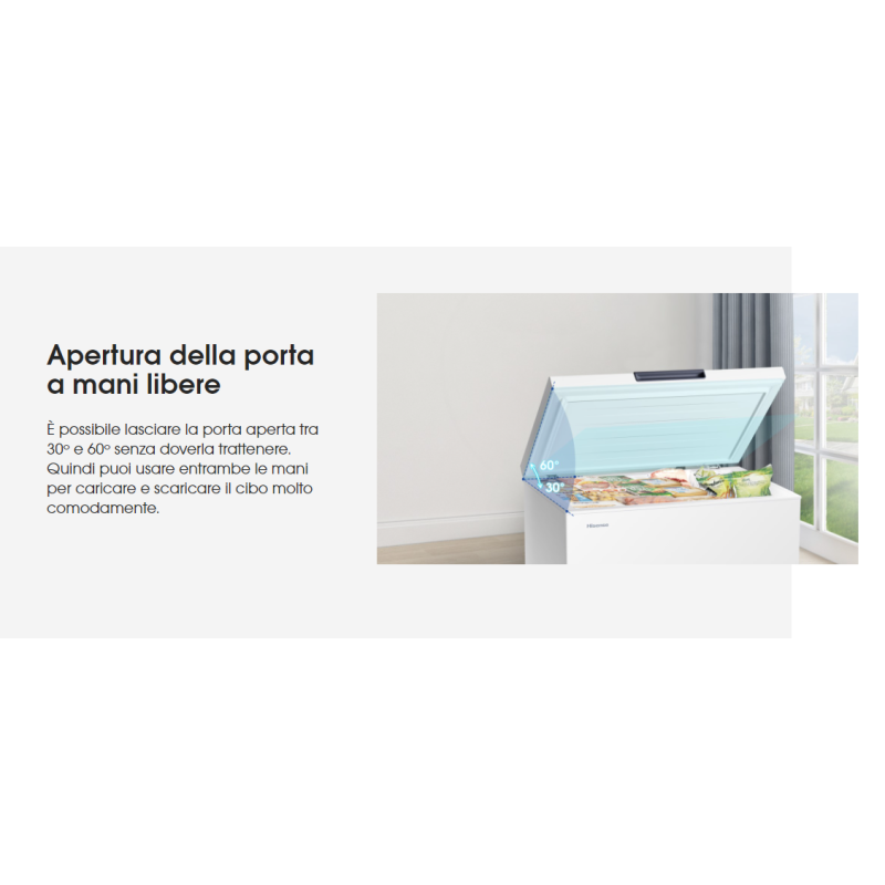 HISENSE FT546D4AWLYE CONGELATORE A POZZETTO...