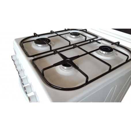 LAREL L6005VB CUCINA 60X60 4 FUOCHI A GAS E FORNO A GAS - BIANCA