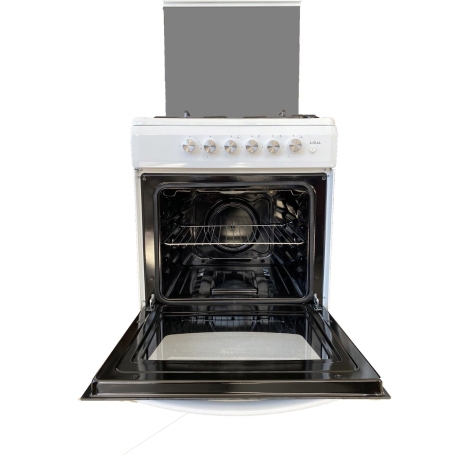 LAREL L6005VB CUCINA 60X60 4 FUOCHI A GAS E FORNO A GAS - BIANCA