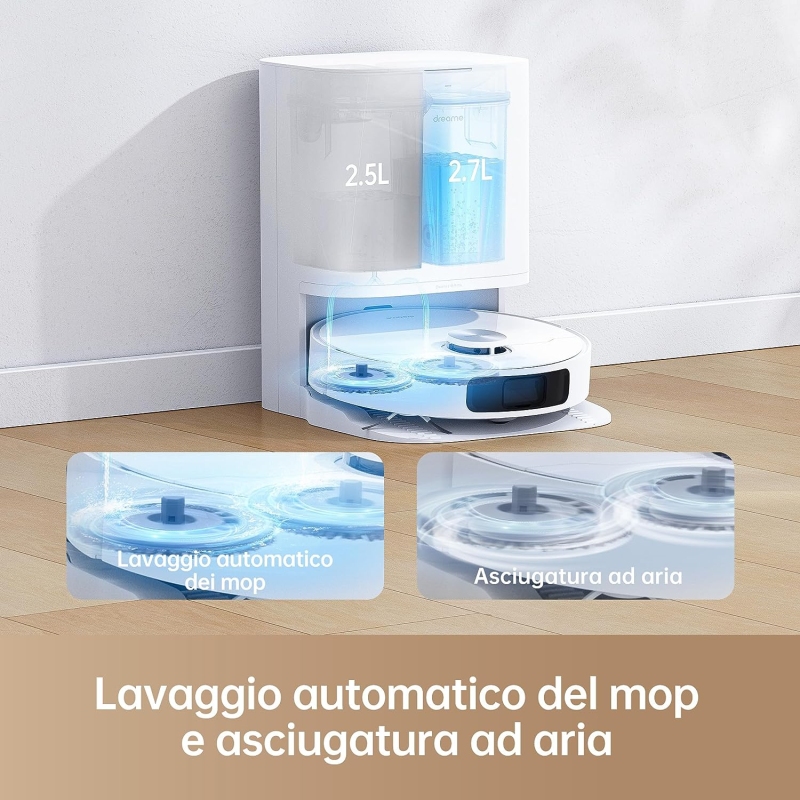 DREAME L10PRIME ROBOT ASPIRAPOLVERE COMBO + 2...