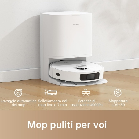 DREAME L10PRIME ROBOT ASPIRAPOLVERE COMBO + 2 SIDE BRUSH