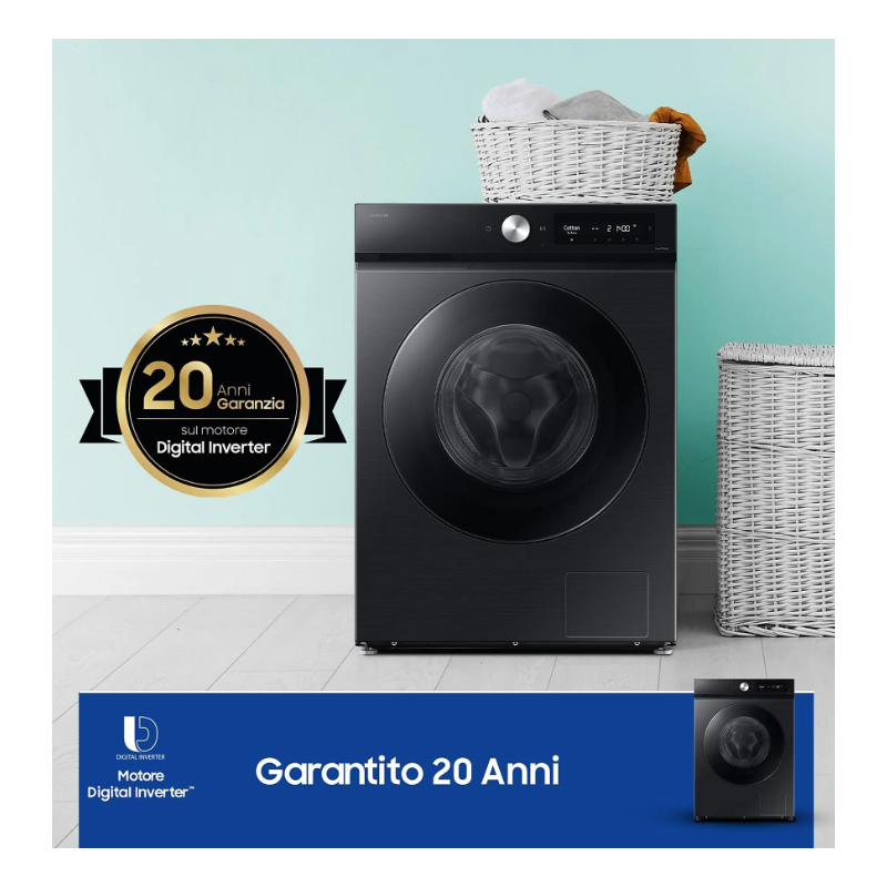 SAMSUNG WD11DB7B85GBU3 LAVASCIUGA 11/6 KG 1400...