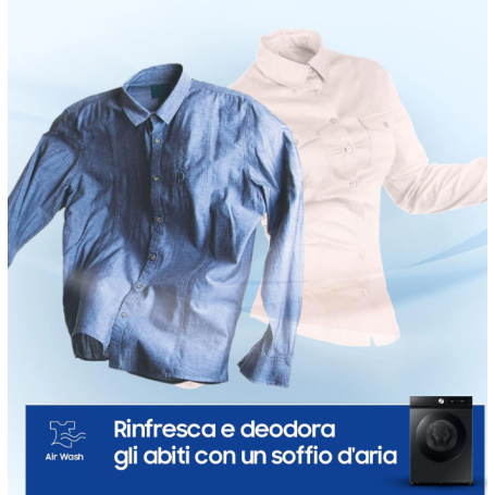 SAMSUNG WD11DB7B85GBU3 LAVASCIUGA 11/6 KG 1400 GIRI ECODOSATORE WIFI CLASSE A/D