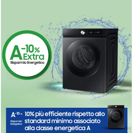 SAMSUNG WD11DB7B85GBU3 LAVASCIUGA 11/6 KG 1400 GIRI ECODOSATORE WIFI CLASSE A/D