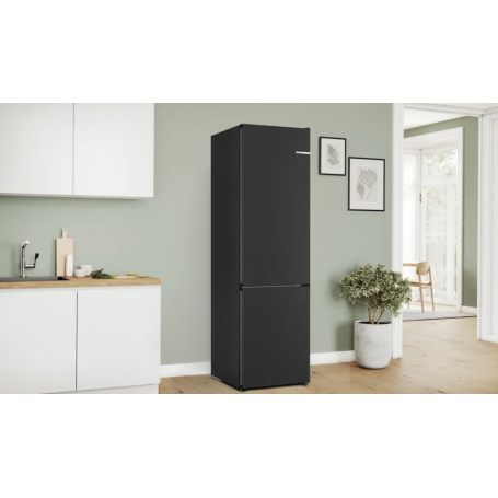 BOSCH KGN392XCF FRIGORIFERO COMBINATO 363LT NO FROST CLASSE C ACCIAIO NERO