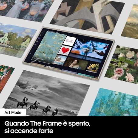 SAMSUNG QE32LS03CBUXZT TV Q-LED 32'' UHD 4K THE FRAME SMART TV WIFI