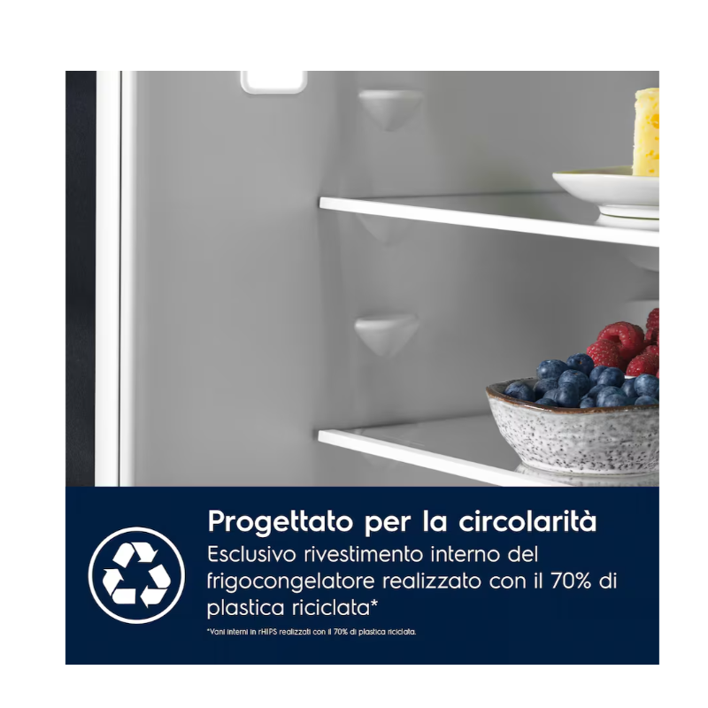 ELECTROLUX KNP7TE75S FRIGORIFERO COMBINATO DA...