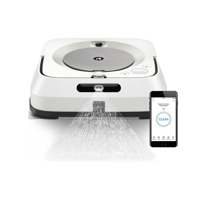 IROBOT BRAAVA JET M6 ROBOT LAVAPAVIMENTI WIFI COLORE BIANCO - BRAAVAM6