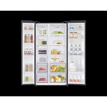 SAMSUNG RS62DG5003B1EF FRIGORIFERO SIDE BY SIDE TOTAL NO FROST 655LT WIFI CLASSE E INOX NERO