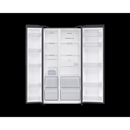 SAMSUNG RS62DG5003B1EF FRIGORIFERO SIDE BY SIDE TOTAL NO FROST 655LT WIFI CLASSE E INOX NERO