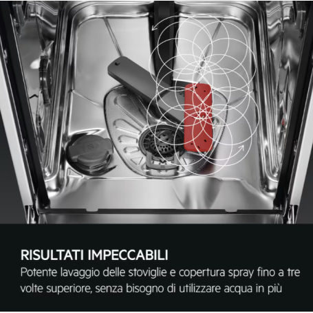 AEG FFB74707PM LAVASTOVIGLIE LIBERA INSTALLAZIONE 14 COPERTI MOTORE INVERTER CLASSE C INOX