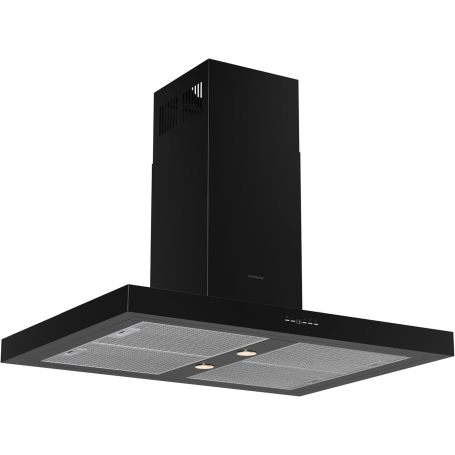 SILVERLINE 4110.9.733.04 CAPPA A ISOLA 90CM COLORE NERO