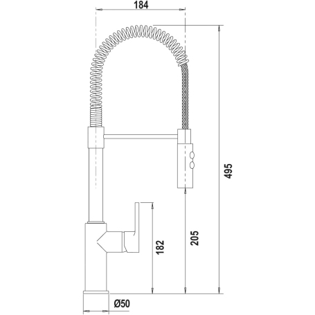 SCHOCK SXSOFTTBK MISCELATORE AQUASOFT T CON DOCCETTA ESTRAIBILE COLORE NERO