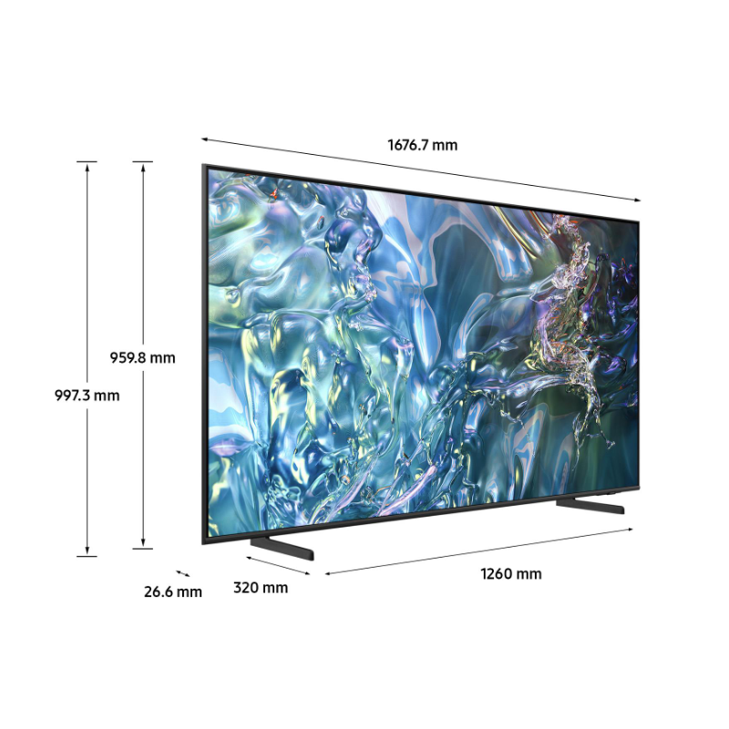 SAMSUNG QE75Q60DAUXZT TV QLED 75'' UHD 4K SMART...