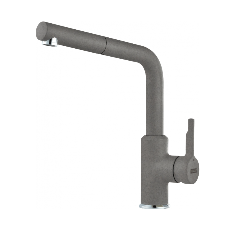 FRANKE URBAN DOCCIA 115.0595.089 MISCELATORE CON DOCCETTA ESTRAIBILE COLORE GRIGIO PIETRA