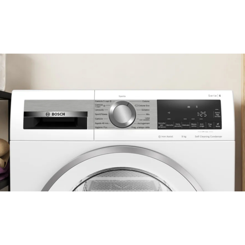 BOSCH WQG245CEIT ASCIUGATRICE A POMPA DI CALORE...