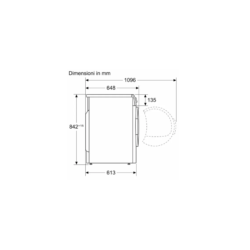 BOSCH WQH245A0IT ASCIUGATRICE A POMPA DI CALORE...