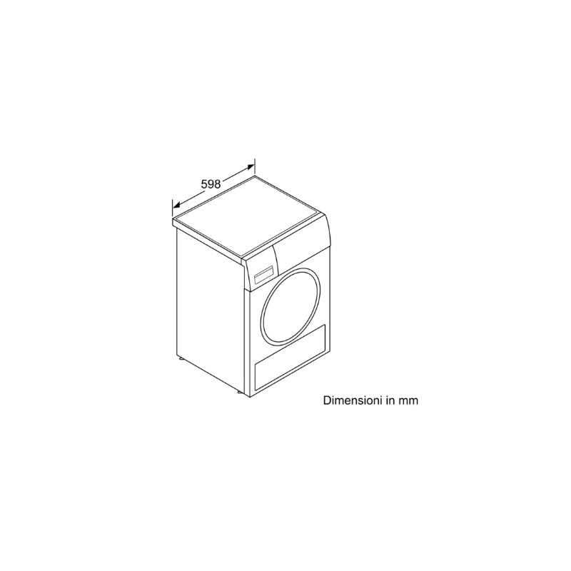 BOSCH WQH245A0IT ASCIUGATRICE A POMPA DI CALORE...