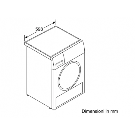 BOSCH WQH245A0IT ASCIUGATRICE A POMPA DI CALORE 9KG WIFI CLASSE C