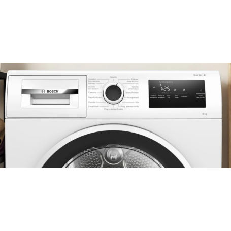 BOSCH WTH85208II ASCIUGATRICE A POMPA DI CALORE 8KG AUTODRY SENSING DRYING INVERTER CLASSE E (EX A++)