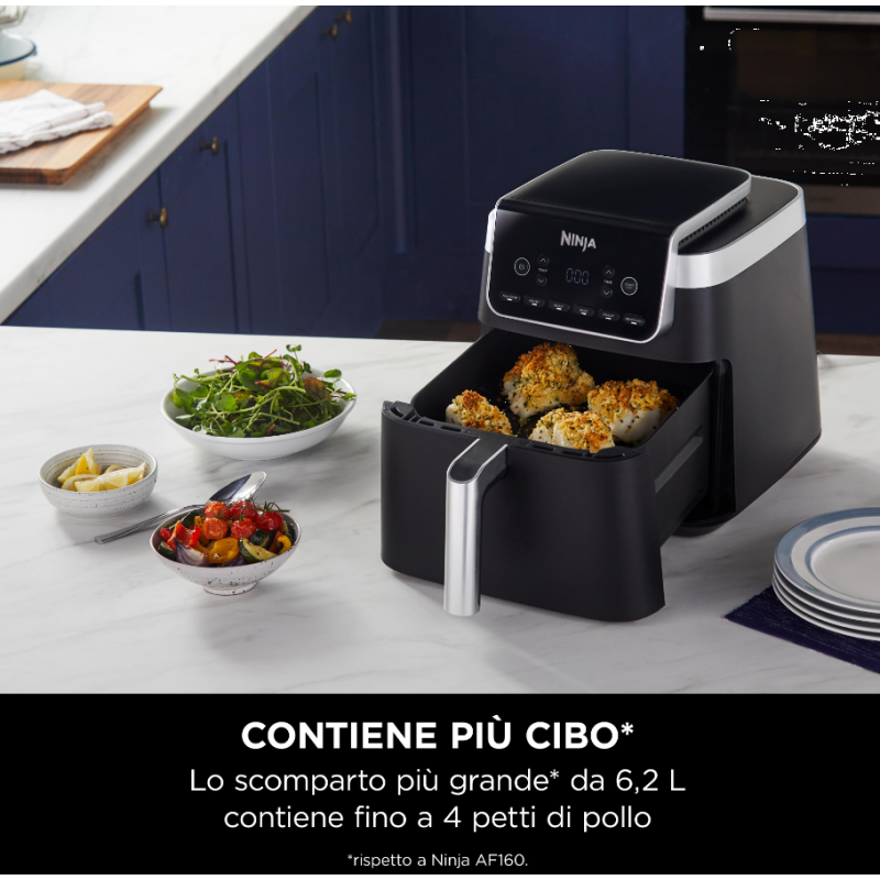 NINJA AF180EU FRIGGITRICE AD ARIA 6,2LT - NERO