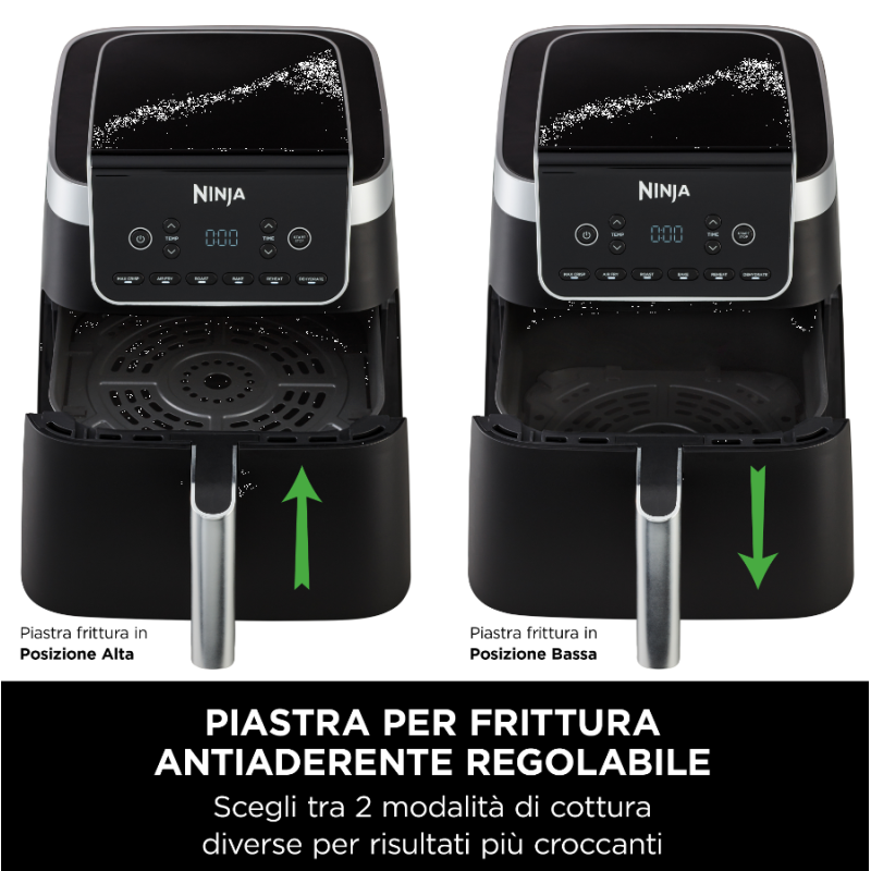 NINJA AF180EU FRIGGITRICE AD ARIA 6,2LT - NERO