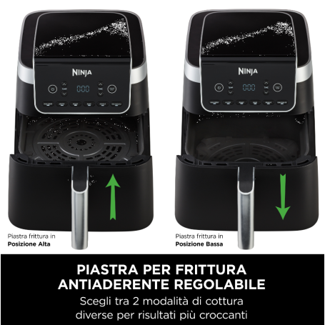 NINJA AF180EU FRIGGITRICE AD ARIA 6,2LT - NERO