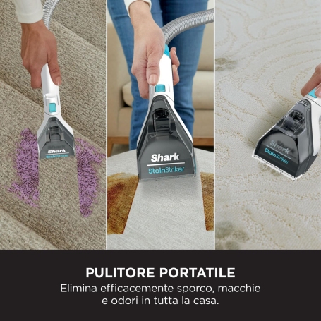 SHARK PX200EUT PULITORE TAPPEZZERIA E SMACCHIATORE PORTATILE
