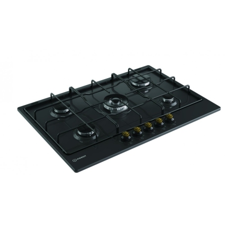 INDESIT TH 752 I AN PIANO COTTURA 75CM 5 FUOCHI GRIGLIE SMALTATE COLORE ANTRACITE