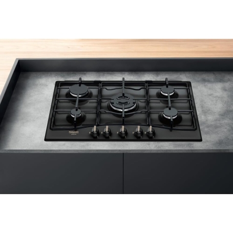 HOTPOINT PCN 750 T ANR/HA PIANO COTTURA 75CM 5 FUOCHI A GAS COLORE ANTRACITE - PCN750TANRHA