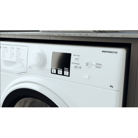 HOTPOINT RSSF 624 W IT N LAVATRICE SLIM 43CM 6KG 1200 GIRI CLASSE C - RSSF624WITN
