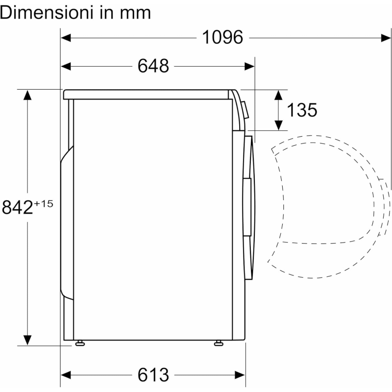 BOSCH WQG245D0IT ASCIUGATRICE A POMPA DI CALORE...