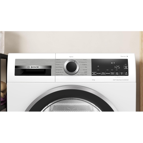 BOSCH WQG245D0IT ASCIUGATRICE A POMPA DI CALORE 9KG INVERTER AUTOPULENTE CLASSE A+++