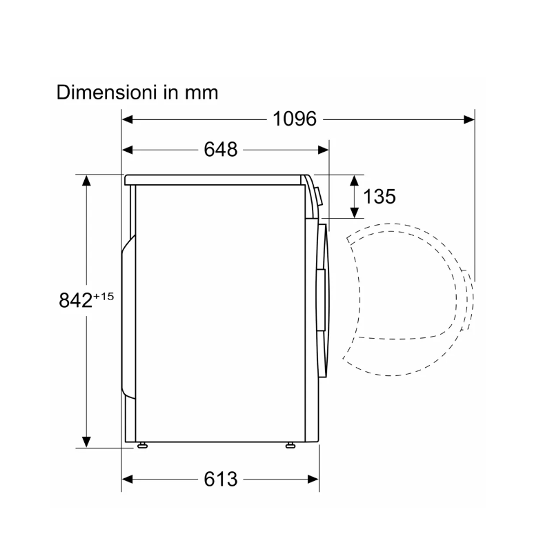 BOSCH WQH245B0IT ASCIUGATRICE A POMPA DI CALORE...
