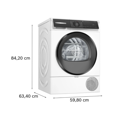 BOSCH WQH245B0IT Serie 6 Asciugatrice a pompa di calore 9 kg Classe C