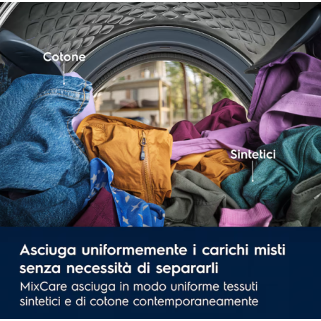 ELECTROLUX EW7H48GY ASCIUGATRICE A POMPA DI CALORE 8KG MOTORE INVERTER WIFI CLASSE B