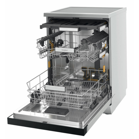 WHIRLPOOL W7F HS41 X LAVASTOVIGLIE LIBERA INSTALLAZIONE 15 COPERTI CLASSE C INOX - W7FHS41X