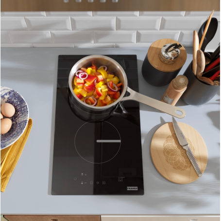 FRANKE FSM 302 I BK PIANO COTTURA A INDUZIONE 30CM 2 ZONE COTTURA IN VETROCERAMICA NERO - 108.0606.106