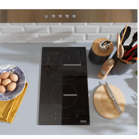 FRANKE FSM 302 I BK PIANO COTTURA A INDUZIONE 30CM 2 ZONE COTTURA IN VETROCERAMICA NERO - 108.0606.106