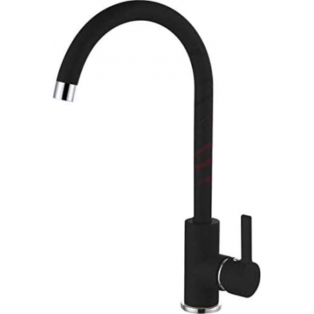 ELLECI MGKC0140 MISCELATORE MONOCOMANDO A CANNA ALTA GRANITEK COLORE NERO - PROMO